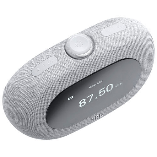 Radio-réveil haut-parleur Bluetooth avec radio FM Horizon 3 de JBL - Gris