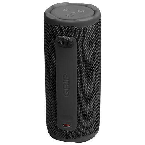 Haut-parleur sans fil Bluetooth compact résistant aux éclaboussures Grip de JBL - Noir