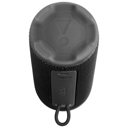 Haut-parleur sans fil Bluetooth compact résistant aux éclaboussures Grip de JBL - Noir