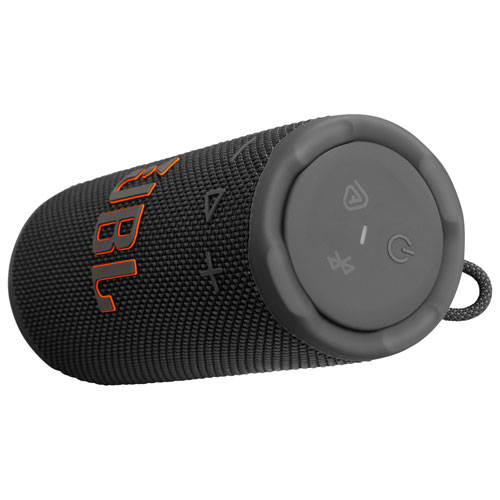 Haut-parleur sans fil Bluetooth compact résistant aux éclaboussures Grip de JBL - Noir