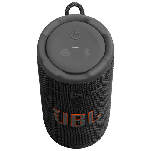 Haut-parleur sans fil Bluetooth compact résistant aux éclaboussures Grip de JBL - Noir