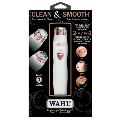 Wahl Clean & Smooth 2-In-1 Rechargeable Shaver #3229