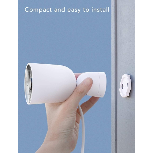 Nooie Outdoor Security Camera, WiFi IP Camera with FHD 1080P, Home Surveillance Bullet Camera with Night Vision, IP66 Waterproof, 2-Way Audio, Motion