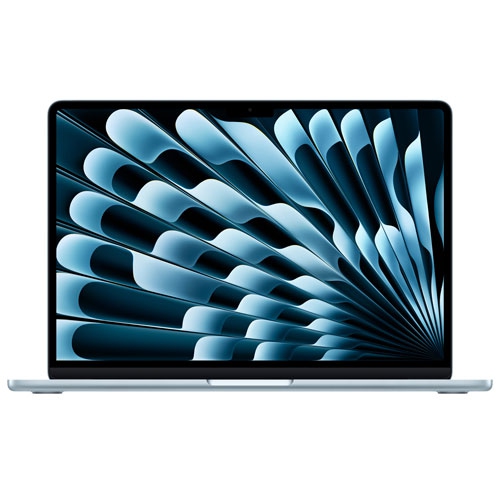 Apple MacBook Air 13.6" w/ Touch ID (2025) - Sky Blue (Apple M4 / 24GB RAM / 512GB SSD) - French by APPLE - Open Box condition - CA$1689.99