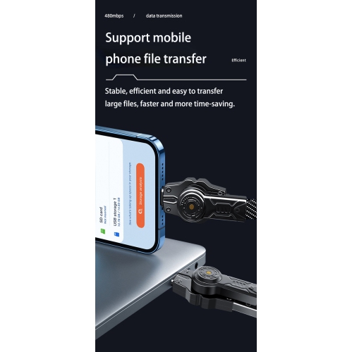 360-degree rotating 4-in-1 fast charging 240W data cable for Huawei, Android, and Apple USB charging cables, dual C-1M