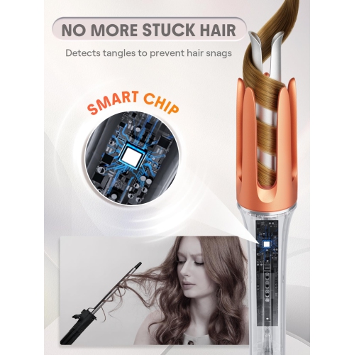 32 Automatic Curling Iron, 3 Temperature Levels, Fast Heating, Two-Way Rotation, Anti-Scalding, Automatic Power Off, Suitable for Long Hair Styling