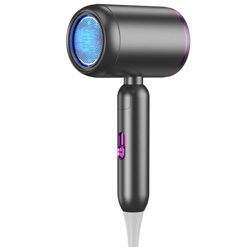 High Speed Electric 1200W Hair Dryer Home Travel Portable Folding Hair Dryer Dormitory Constant Temperature High Power - Gray