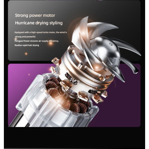 High Speed Electric 1200W Hair Dryer Home Travel Portable Folding Hair Dryer Dormitory Constant Temperature High Power - Gray