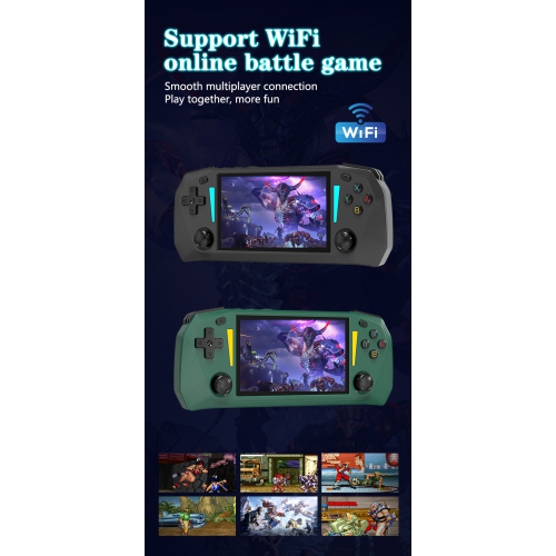 New G33 handheld game console, two-player game, childhood retro classic, portable open source handheld, 4.3-inch [black] G33 horizontal screen,