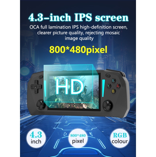 Nouvelle console de jeu portative G33, jeu à deux joueurs, classique rétro d'enfance, portable portable à source ouverte, écran horizontal G33 de 4,3