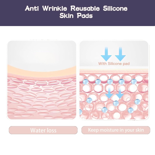 16Pcs Reusable Silicone Anti Wrinkle Patches Set,Facial & Neck Wrinkle Patches for Overnight Use,Forehead Smile Lines Patches,Prevent Aging Wrinkles