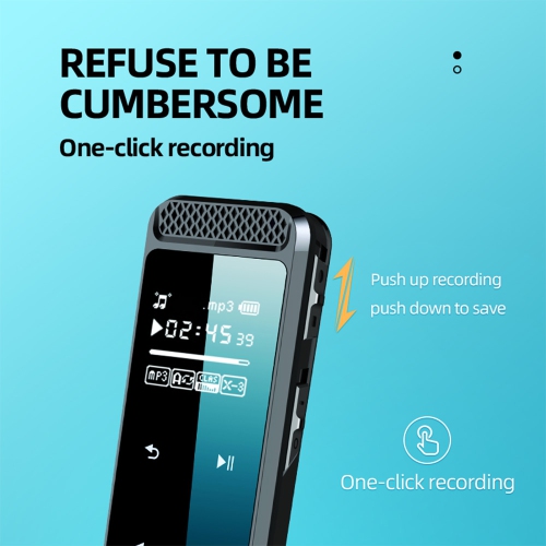 Enregistreur audio Mini lecteur MP3 dictaphone numérique activé par la voix