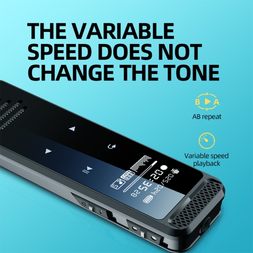 Enregistreur audio Mini lecteur MP3 dictaphone numérique activé par la voix