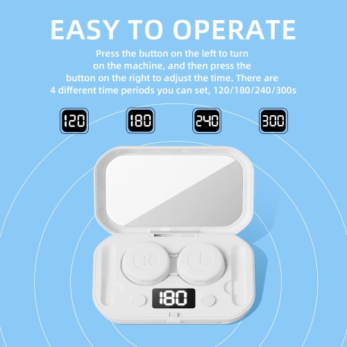 Machine de nettoyage de lentilles de contact, nettoyant de lentilles de contact ultrasonique, vibrations haute fréquence pour le nettoyage des
