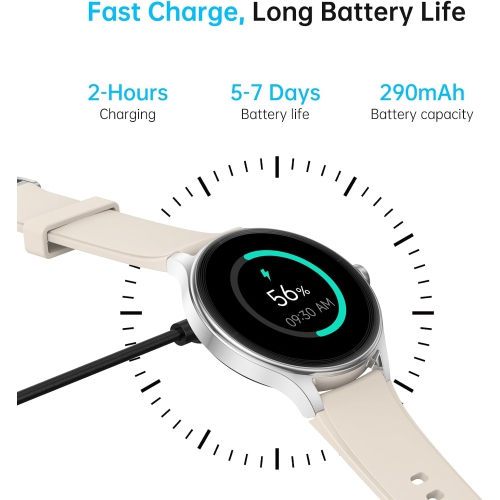 Smart Watch for Men Women, 1.27" HD Touchscreen Fitness Tracker, Bluetooth Calling, 100+ Sports Modes, Heart Rate Sleep Monitor, DIY Dial, IP68