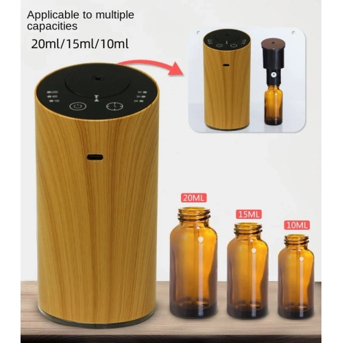 Wood Grain Aroma Diffuser, Office Car Diffuser, Large Mist Desktop Diffuser, Essential Oil Fragrance Diffuser, Air Fragrance Purifier - Light Wood