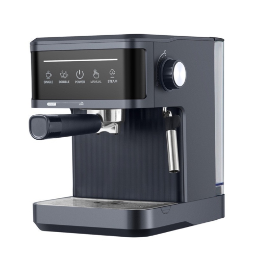 Small Semi-Automatic 20-Bar Espresso Machine for Home Use with Milk Frother and Touch Switch - 868 Black US Plug - US Standard Plug