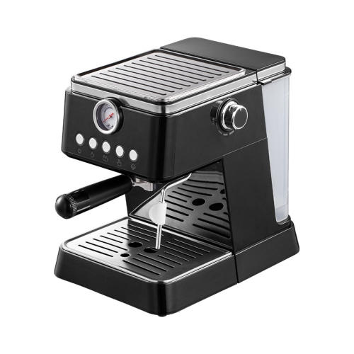 Multifunctional Espresso Machine | 20bar High-Pressure Extraction + Steam Milk Froth, One-Touch Unlock for Espresso and Latte - Black [Pressure
