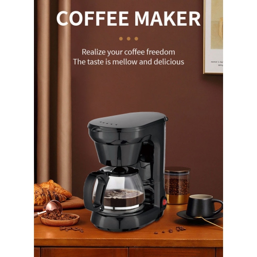 Coffee machine fully automatic 110v drip coffee machine American milk tea machine coffee pot 110V American standard American drip pot