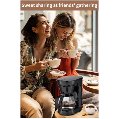 Coffee machine fully automatic 110v drip coffee machine American milk tea machine coffee pot 110V American standard American drip pot