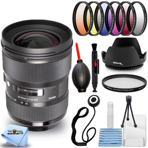 Sigma 24-35mm f/2 DG HSM Art Lens for Nikon F - Telephoto and Wide Angle Lenses