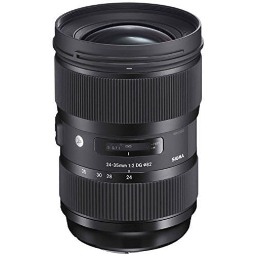 Sigma 24-35mm f/2 DG HSM Art Lens for Nikon F - Telephoto and Wide Angle Lenses