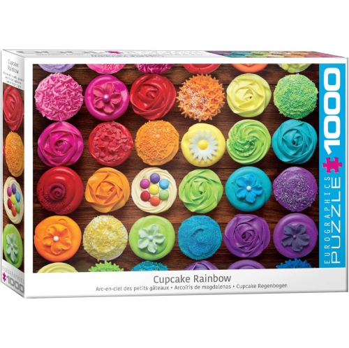 Eurographics 6000-5625 Cupcake Rainbow 1000 Piece Puzzle for Adults
