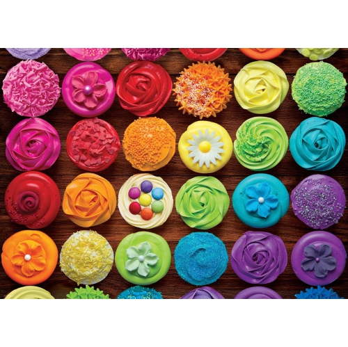 Eurographics 6000-5625 Cupcake Rainbow 1000 Piece Puzzle for Adults
