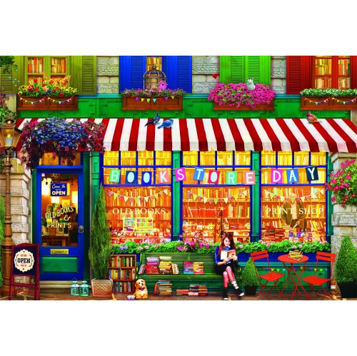 Eurographics 8220-5882 The Old Bookstore 2000 Piece Puzzle