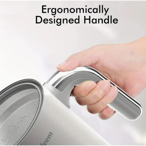 Milk Frother, 4-in-1 Electric Milk Foamer with Cold & Hot Froth for Latte Cappuccino - Automatic Coffee Foam Maker, Stainless Steel, 10 Oz/5 Oz,