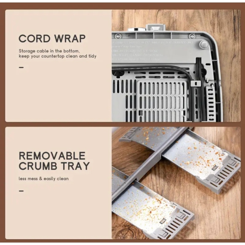 4-Slice Stainless Steel Toaster with Bagel & Muffin Function | Extra-Wide Slots, 7 Shade Settings, Dual Independent Controls, Warming Rack - 1800W