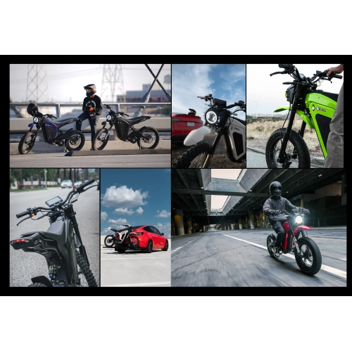 Vélo tout-terrain électrique solaire E-Clipse 2,0, vitesse maximale de 95 km/h, moteur de 10000 W, autonomie 120 km