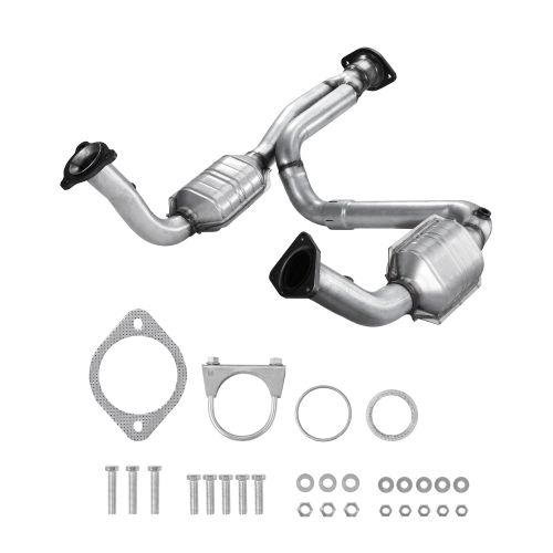 VEVOR 4.3L V6 Catalytic Converter, Compatible with Cadillac Escalade/Chevy Avalanche Silverado Suburban Tahoe/GMC Sierra Yukon, 4.8L/5.3L V8,