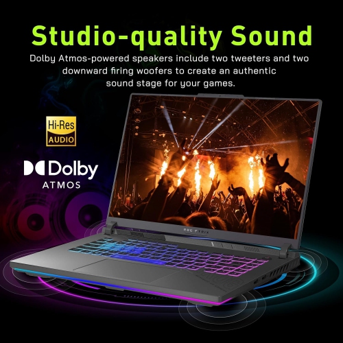 ASUS ROG Strix G16 Gaming Laptop, GeForce RTX 5070 Ti 12GB GDDR7,AMD Ryzen 9 8940HX,2TB SSD,64GB DDR5,Backlit Keyboard,16" WUXGA 165Hz Display, Win