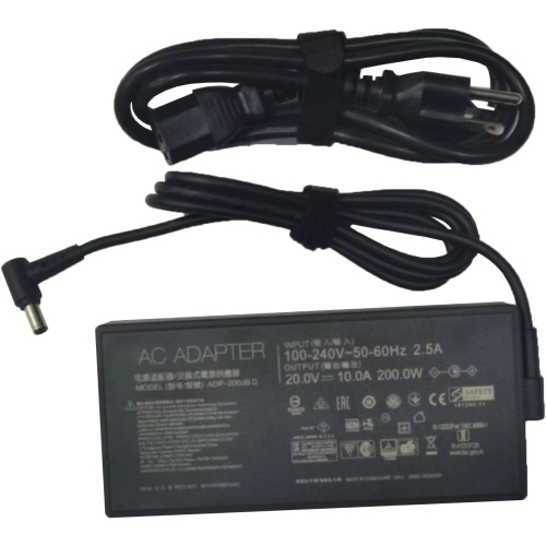 200W AC Charger Fit for Asus TUF Dash F15 F17 A15 A17 FX507 FX517 FA506 FX706H FA706Q FA707RC FA707RE ROG Strix G G15 G16 G17 G731G G513 GA503 GU605