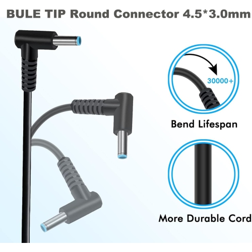 150W AC Adapter for HP ZBook 15 16 17 15U 15V G7 G3 G4 G5 G6 G8 G9 ZBook Studio G3 G4 G5 G6 G7 G8 Victus Pavilion Fury 15 17 TPN-CA11 TPN-DA09 Gaming