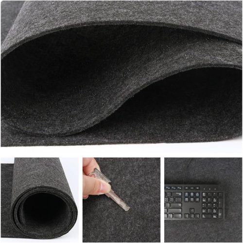 D Desk Mat, Felt Desk Pad,40''x16'' Large Full Mouse Pad, Keyboard Mat,100X40cm Desk Pad Protector for PC,Computers, Laptops, Office and Home