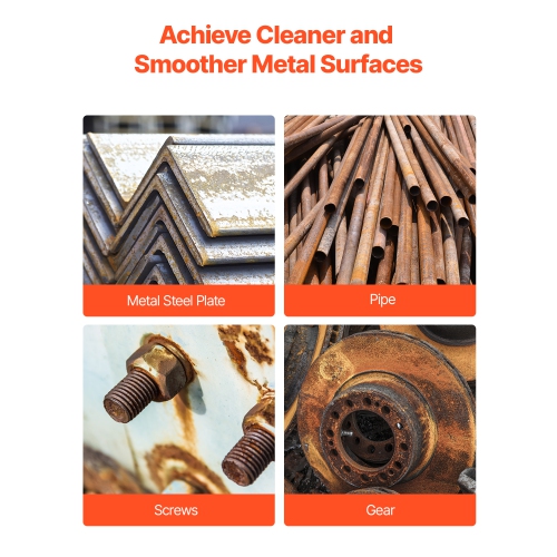 VEVOR 3400BPM Air Needle Scaler, Pneumatic Scaler for Rust Paint Removal - with 3-Speed Adjustment, 19 Hardened Needles & 3 Air Nozzle Connectors -