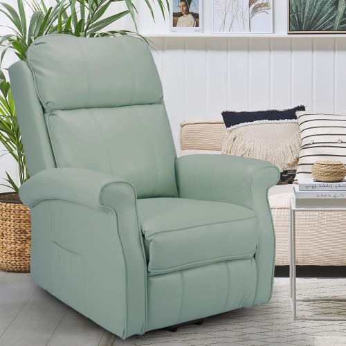 AECOJOY Electric Power Lift Recliner Chair for Elderly with Side Pocket & Remote Control, Mint Green