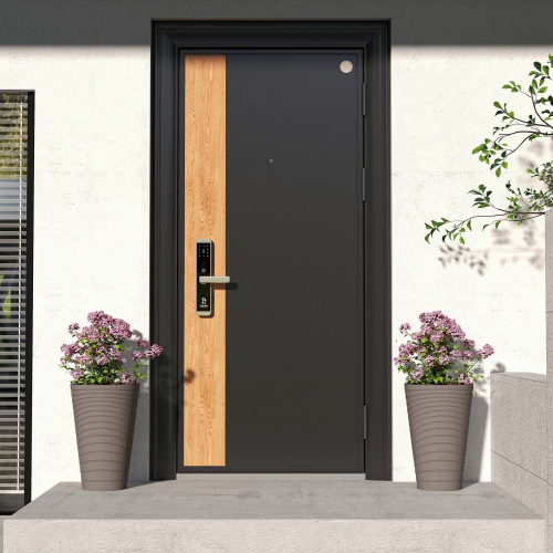 Gymax 18'' Tall Flower Pot Set of 2 w/ Insert Bucket Handle Design Drainage Holes