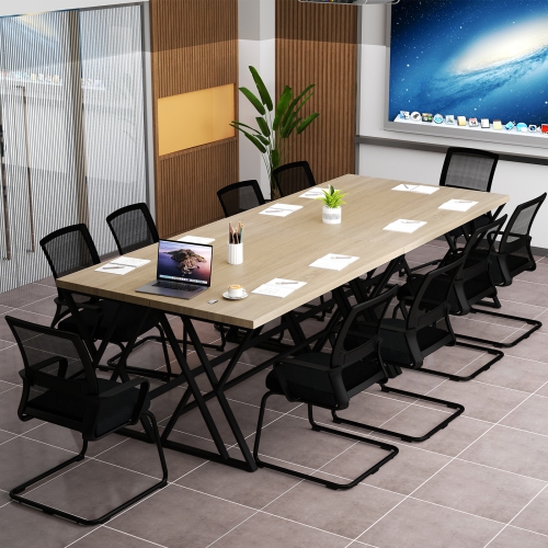 Gymax 4PCS 59'' Computer Desk Large Industrial Home Office Desk w/Heavy-duty Metal Frame