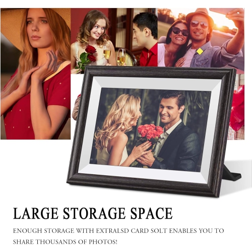 10-inch digital photo frame with 32GB memory, electronic photo album, mobile photo playback, wifi touch screen digital photo frame