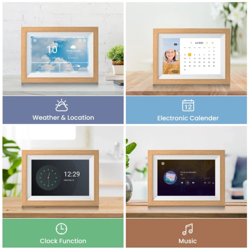 Cadre photo numérique Wi-Fi 32&nbsp;Go de 10&nbsp;po
