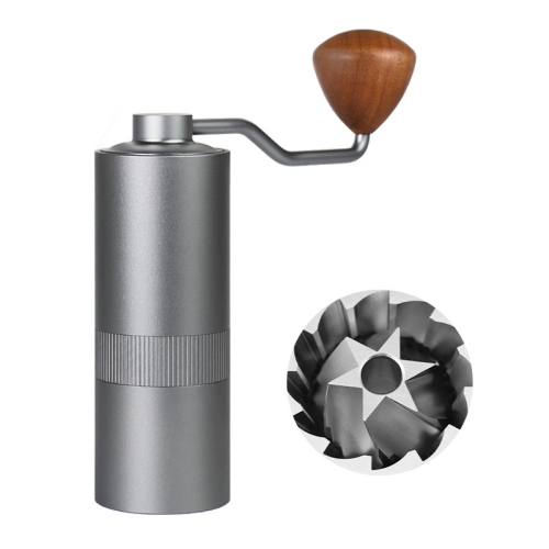Moulin à café à manivelle amélioré, moulin à café à verser, moulin à café portatif à manivelle, moulin CNC, moulin à café à manivelle en acier