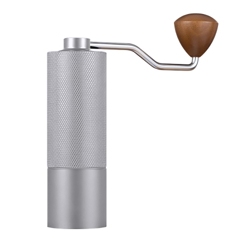 Portable Stainless Steel Hand-Crank Coffee Grinder, Manual Coffee Maker, Hand-Grinding Coffee Grinder, Seven Star Hand-Crank Coffee Grinder with CNC