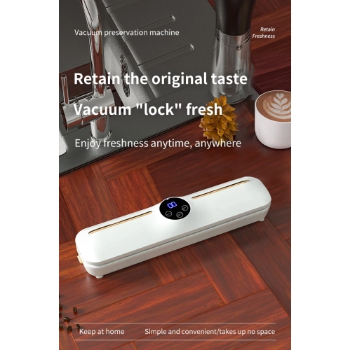 Scelleuse sous vide automatique Machine d'emballage alimentaire Petite maison Appareil d'emballage portatif pour la conservation des aliments -