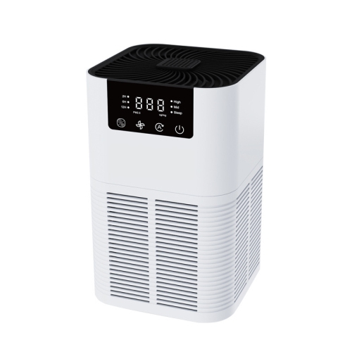Brand new desktop air purifier with negative ionization, formaldehyde removal, sterilization, and odor removal, white.Plug-in model - US plug-in