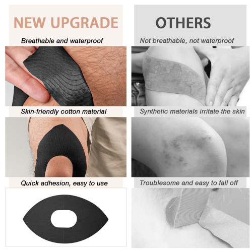 20 morceaux de ruban kinésiologique pour genoux, Ruban élastique étanche pour soulager la douleur au genou