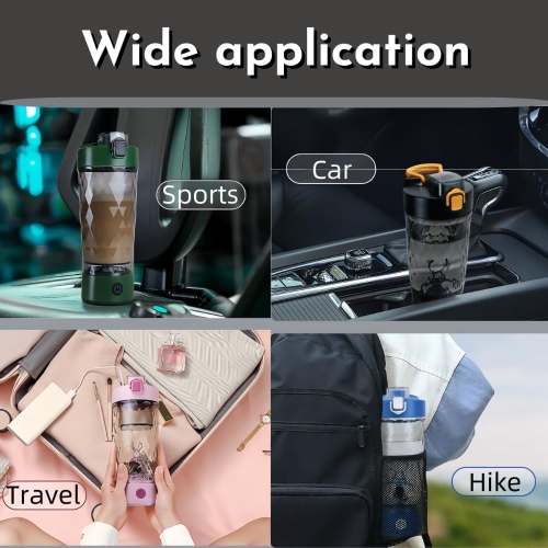 Automatic Mixing Cup Rechargeable Shaker Blenderbottle Milkshake Protein Powder Fitness Electric Shaker - Blue