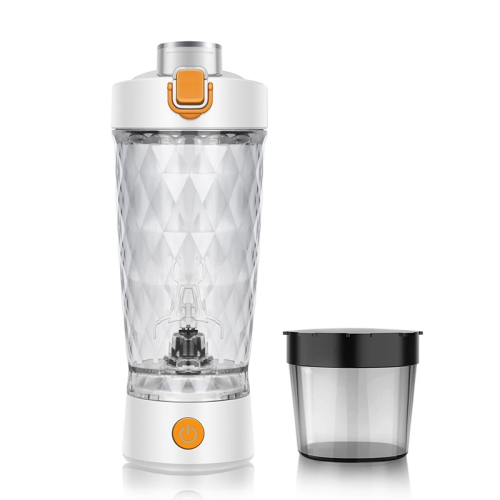 Automatic Mixing Cup Rechargeable Shaker Blenderbottle Milkshake Protein Powder Fitness Electric Shaker - white
